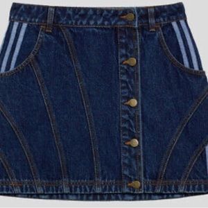 Beyoncé Adidas Ivy Park Rodeo Denim Skirt